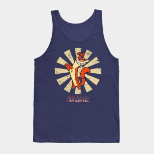 I Am Weasel Retro Japanese Tank Top